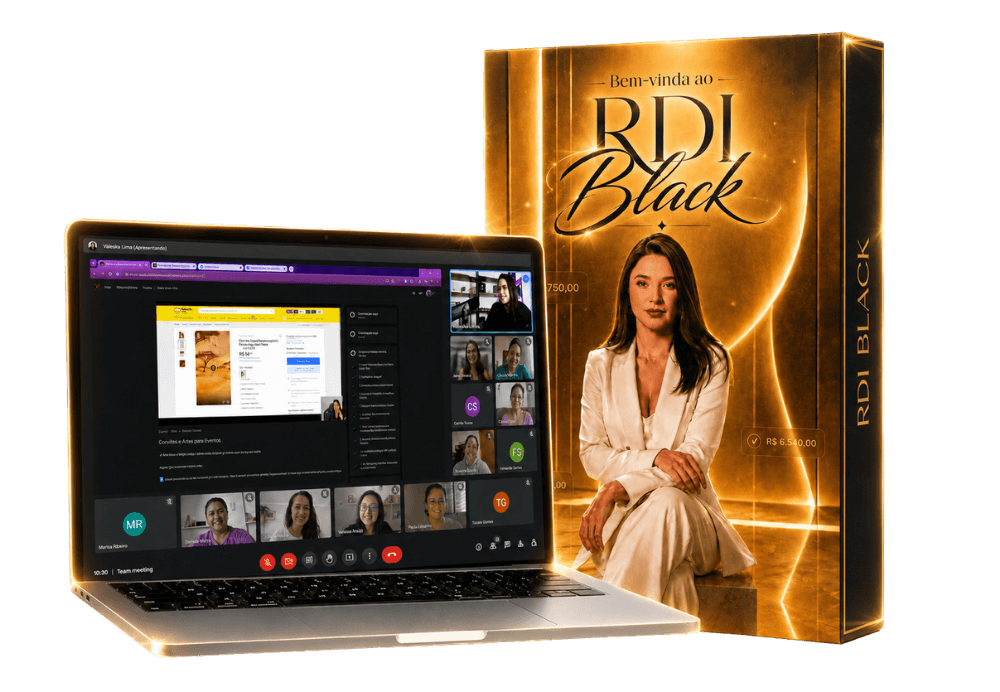 Mockup do RDI Black com mentoria