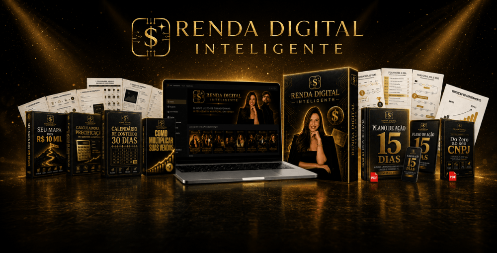 Renda Digital Inteligente: tudo que você recebe no método completo