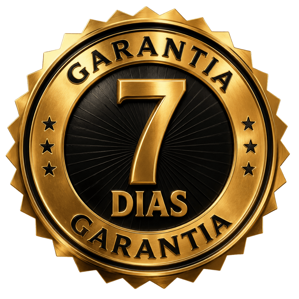 Garantia de 7 dias, risco zero