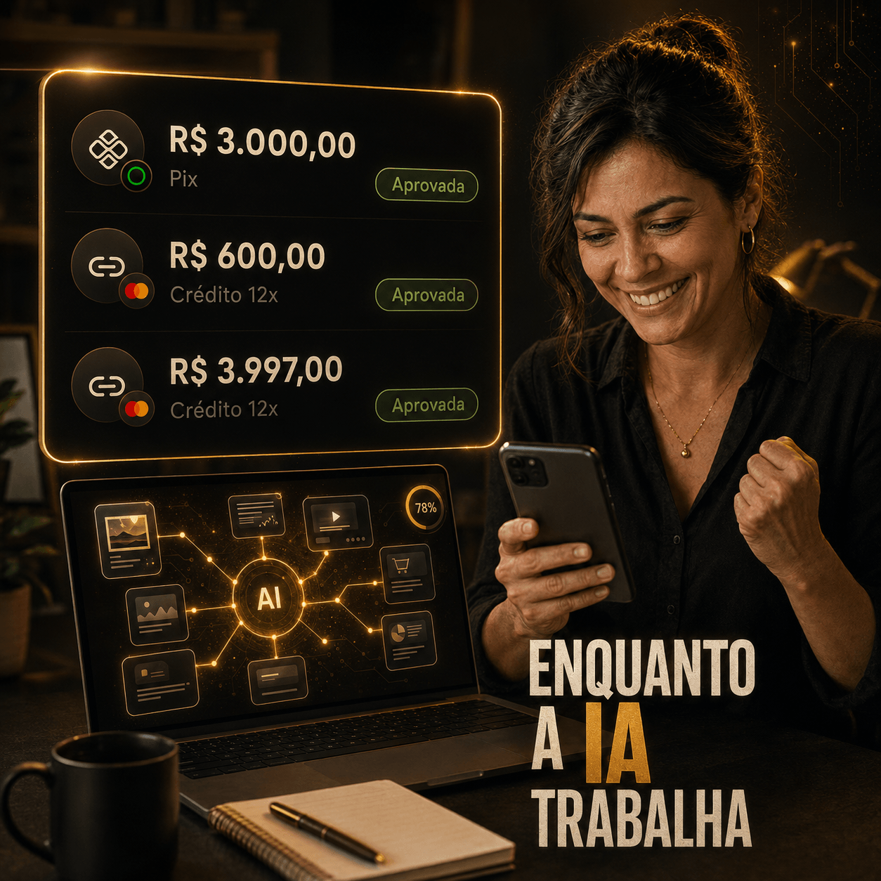 O jeito Renda Digital Inteligente: vende primeiro, entrega depois com a IA fazendo o trabalho pesado