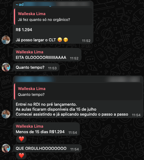 R$ 1.294 faturados em menos de 15 dias só no orgânico